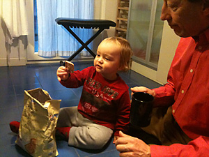 colazione con biscotti